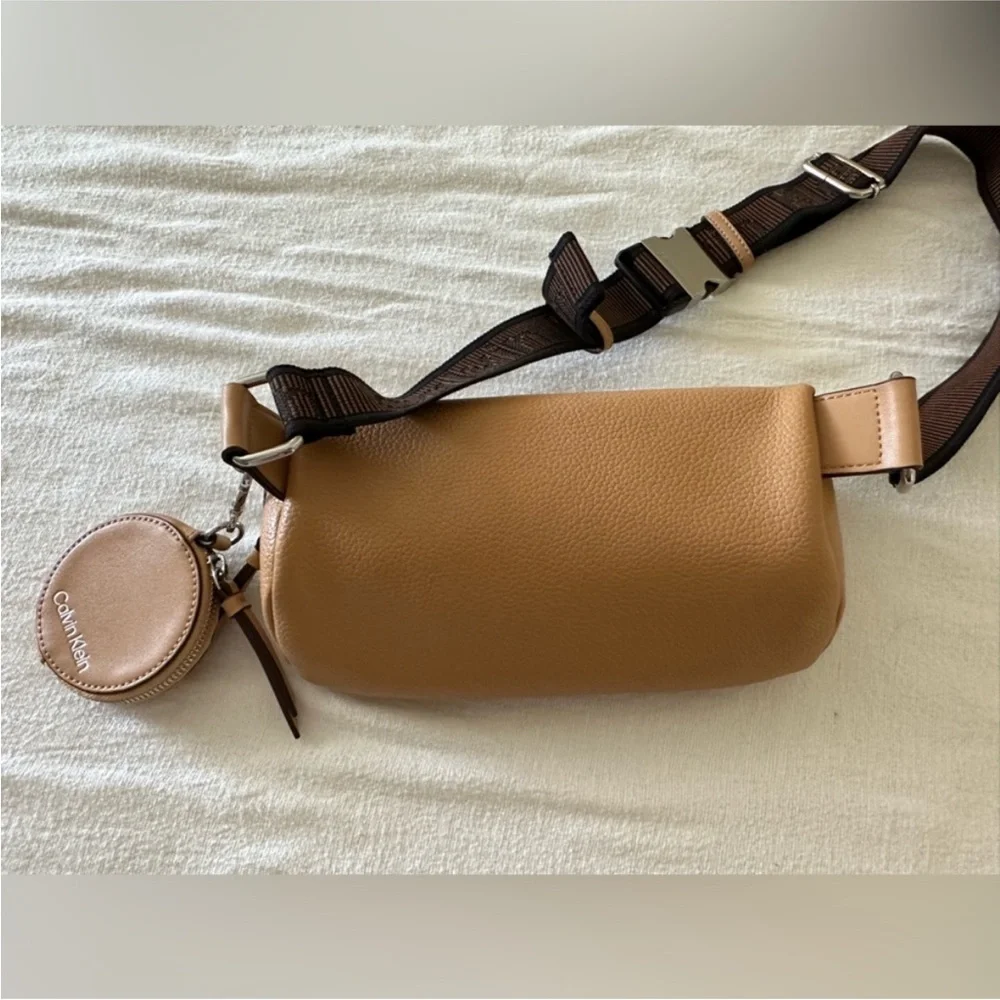 Calvin Klein Millie Belt Bag in Caramel